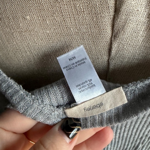 Eberjey Sleep Shirt in Grey Size Medium - Picture 4 of 4